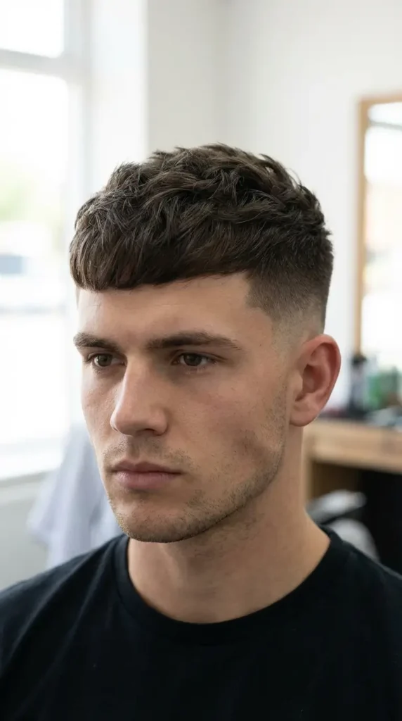 Burst Fade French Crop