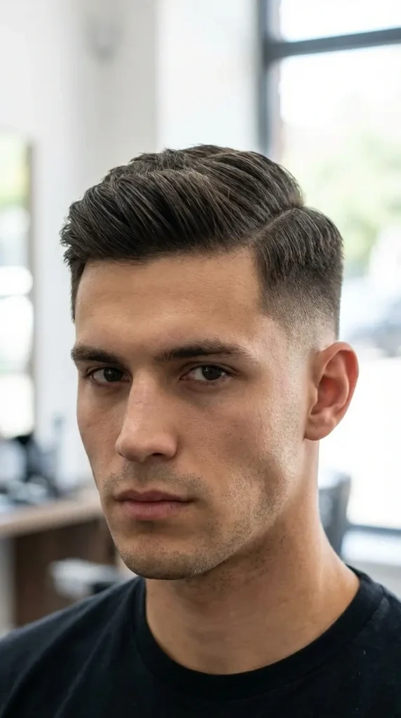 Burst Fade Comb Over