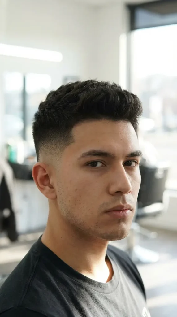 Burst Fade Short Hair