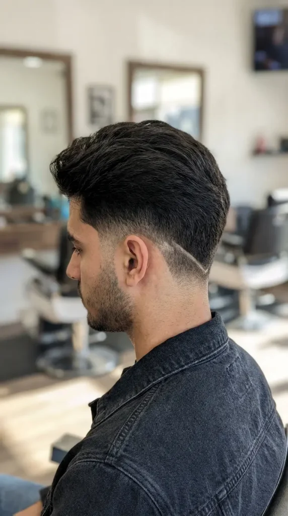 Burst Fade V Cut