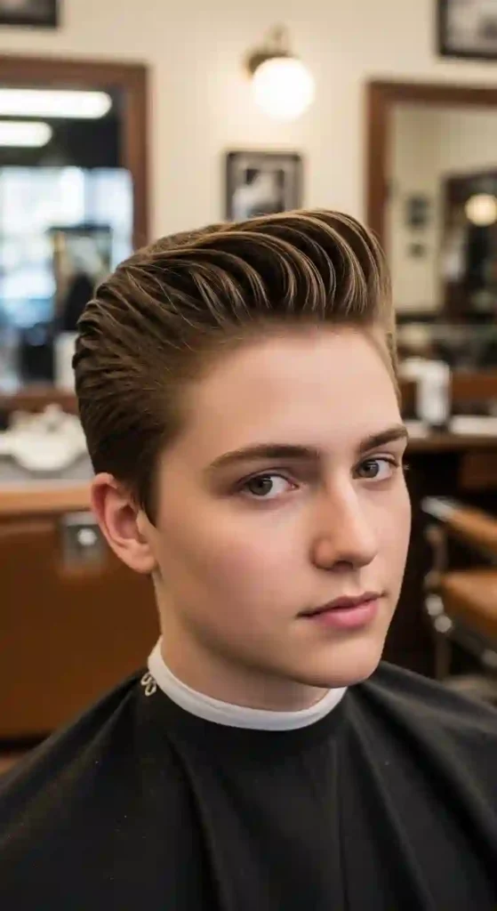 Scissor-Cut Pompadour