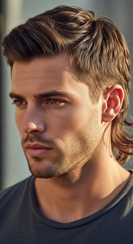 Side Part Mullet
