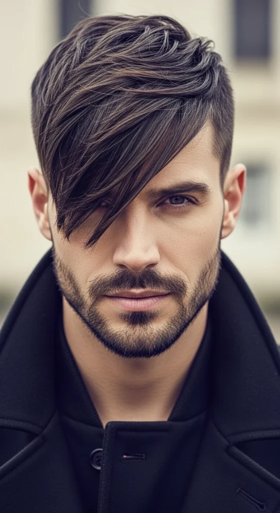 Side Part with Fringe