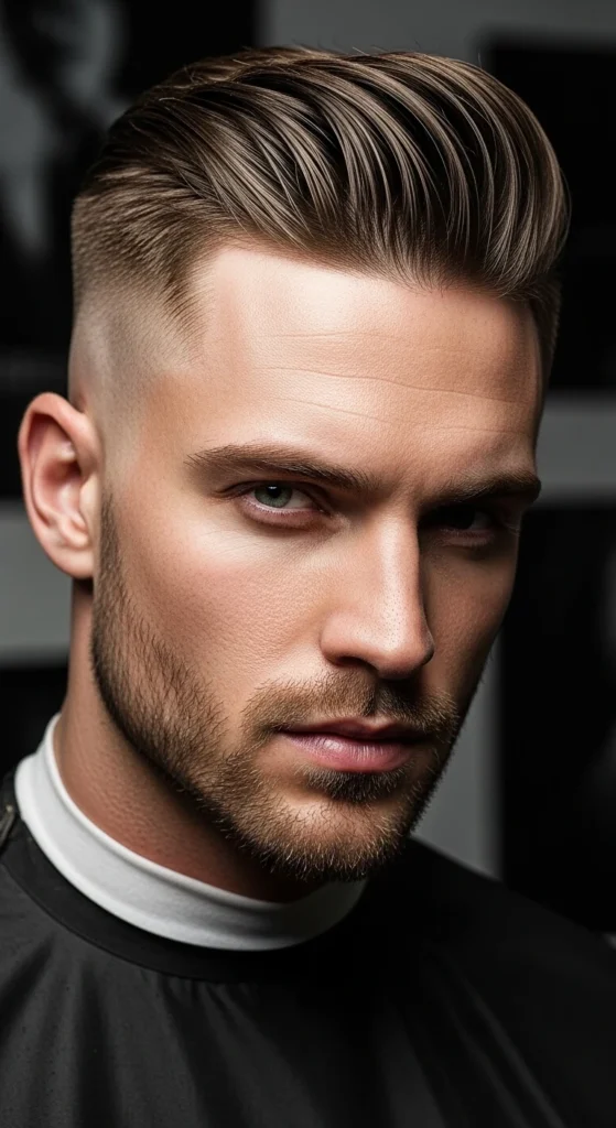 Skin Fade Slick Back (Bald Fade)