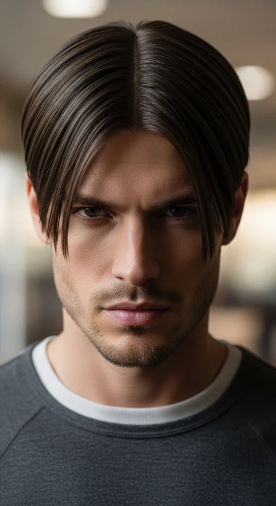 Straight Curtain Bangs