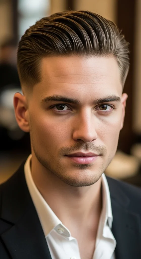 Taper Fade Slick Back