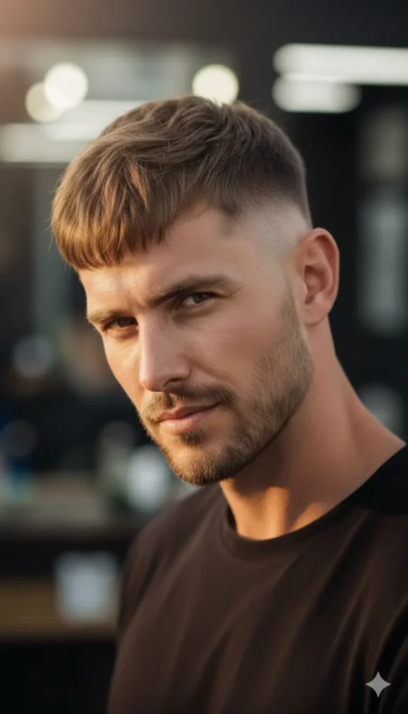 Textured Crop Low Fade