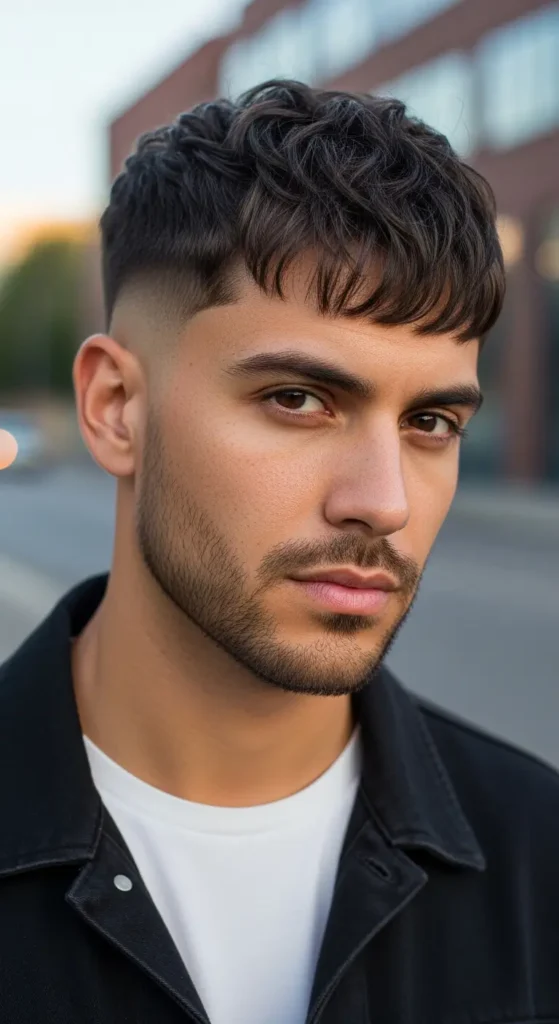 Textured Crop Low Taper