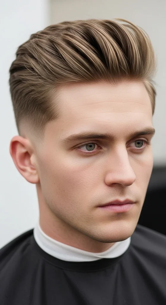 Textured Quiff for Straight Hair