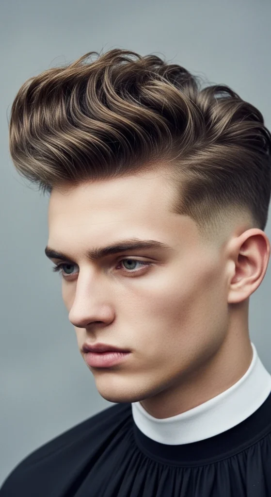 Textured Wavy Quiff