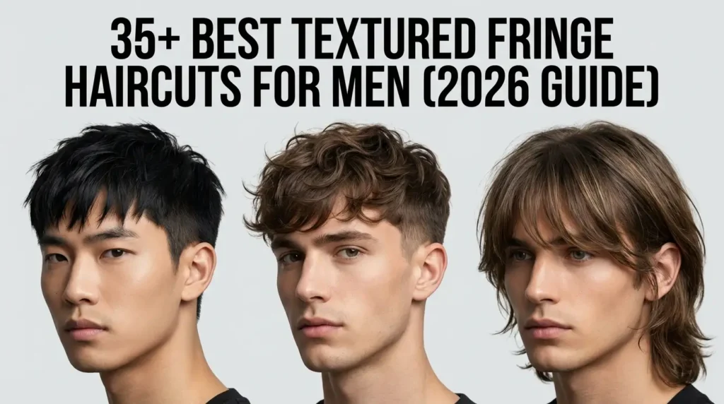 35+ Best Textured Fringe Haircuts for Men (2026 Guide)