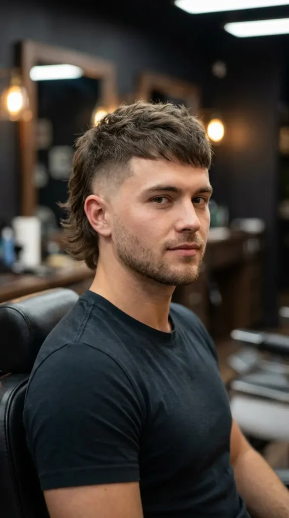 Skin Fade Mullet