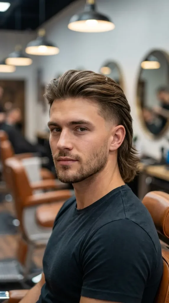 Straight Hair Mullet