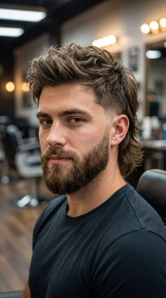 Modern Mullet with Beard