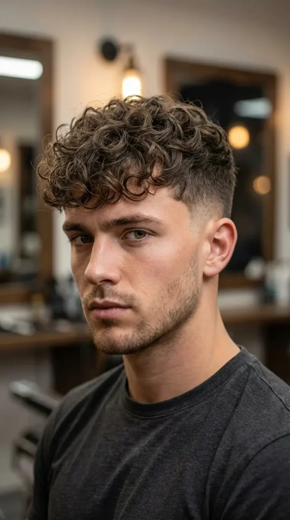 Curly French Crop with Fringe