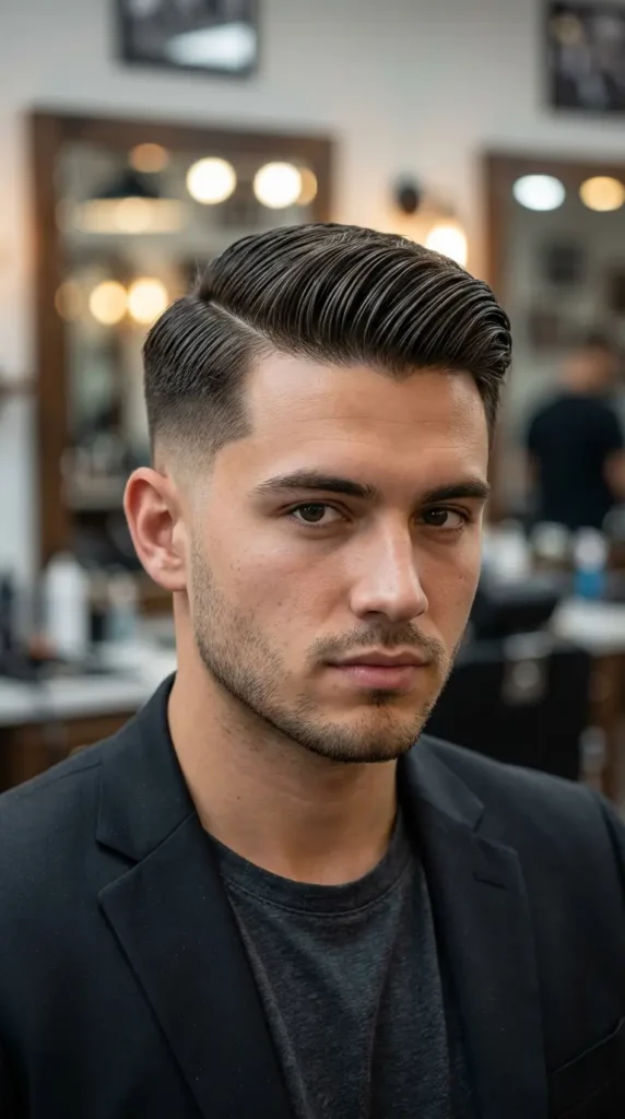 Classic Comb Over Fade