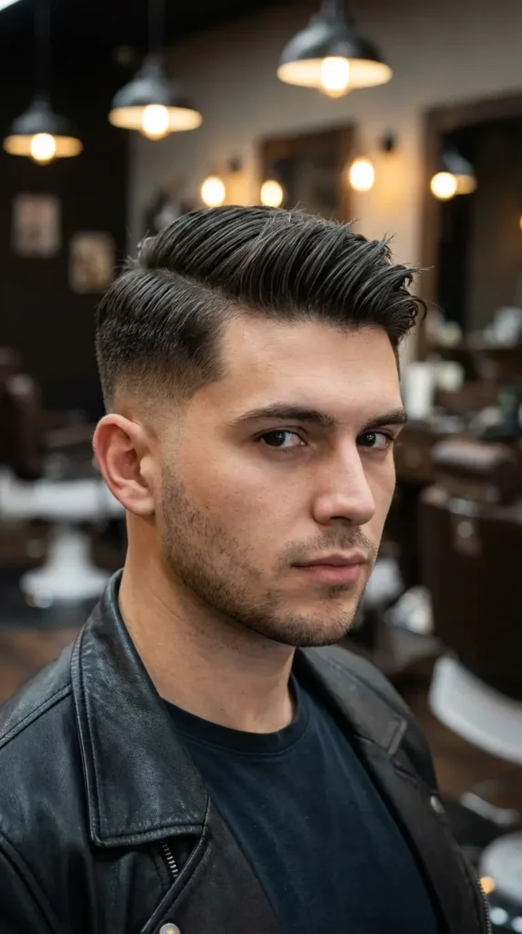 Burst Fade Comb Over