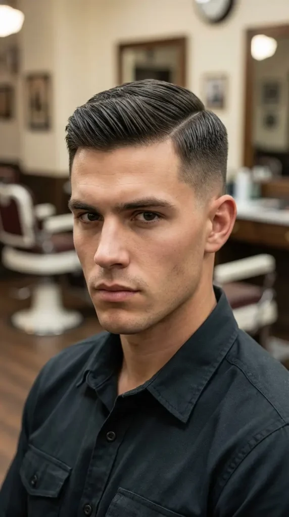 Military Ivy League Haircut