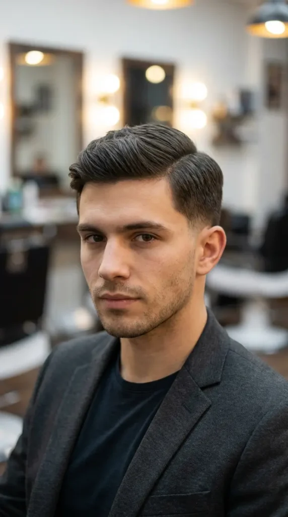 Medium Ivy League Haircut