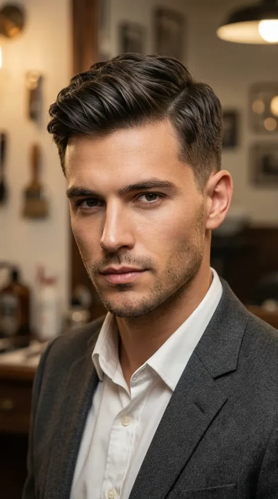 Layered Ivy League Haircut