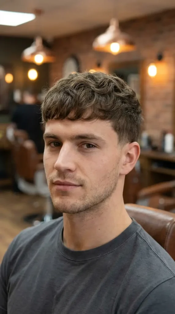 Short Brushed-Forward Waves + Low Taper