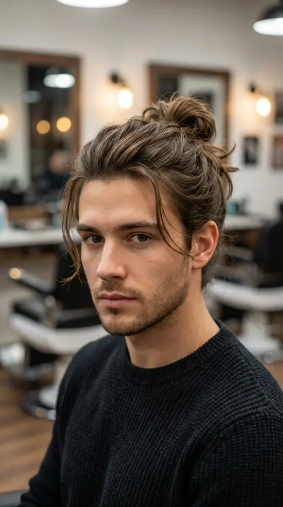 Layered Man Bun