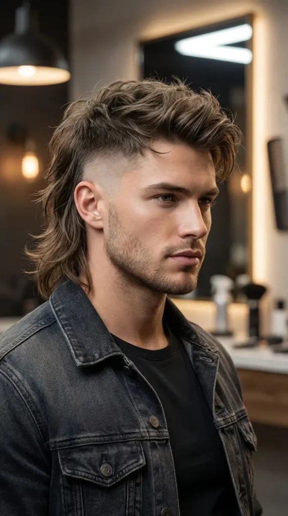 Skin Fade Mullet
