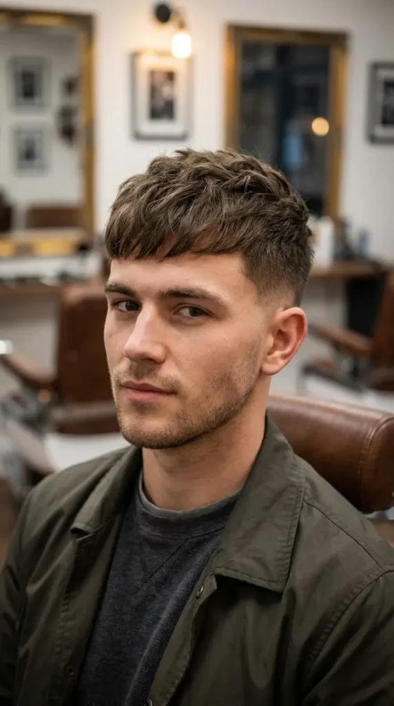 Textured Fringe Low Fade