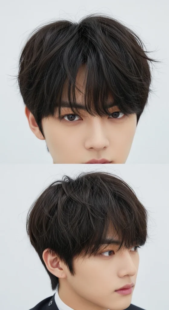 Asian Fluffy Hair Boy (K-Pop Inspired)