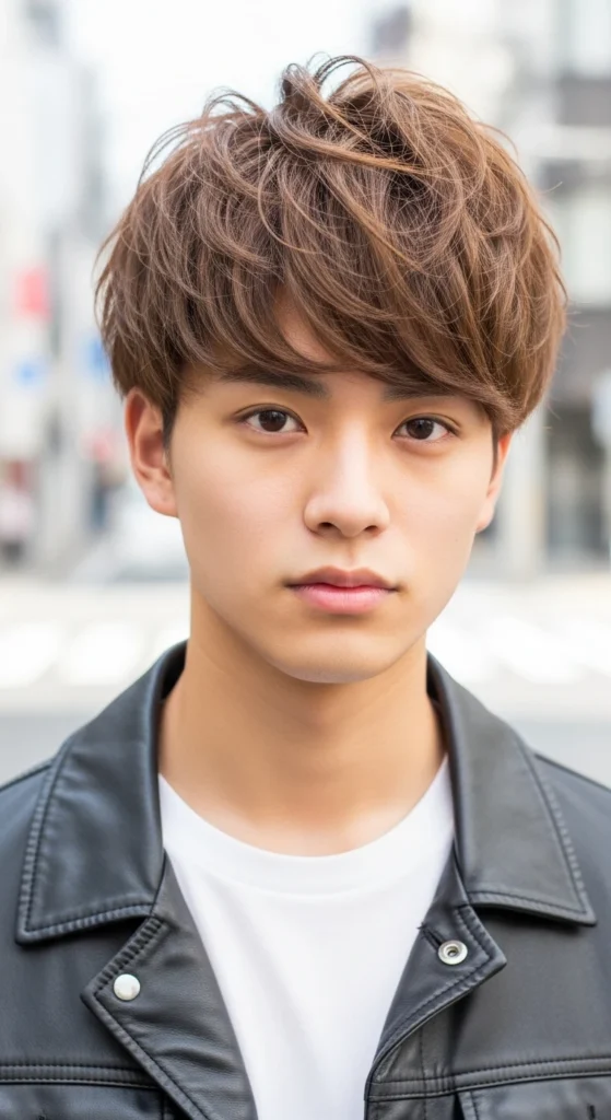 Black Fluffy Hair Boy