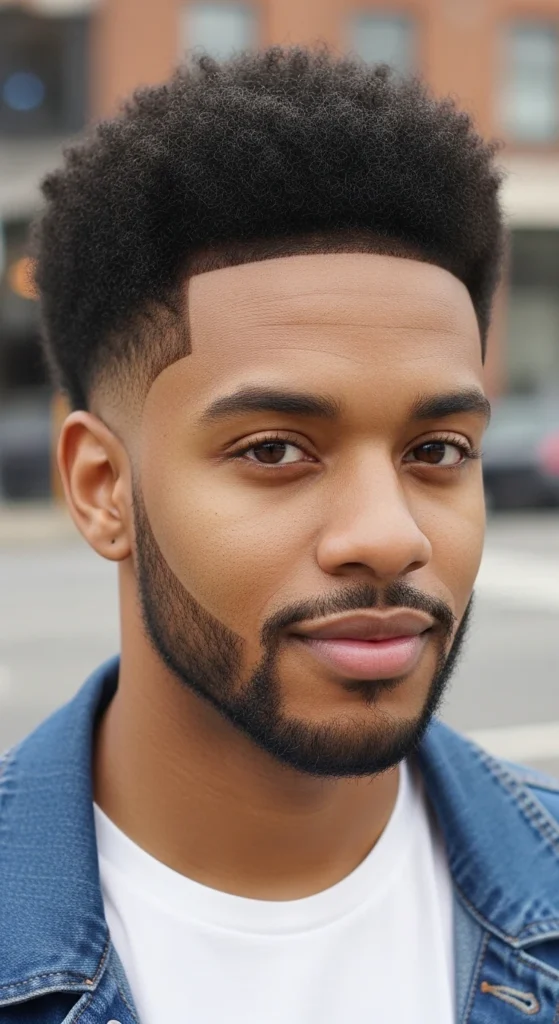 Blowout Afro Taper Fade