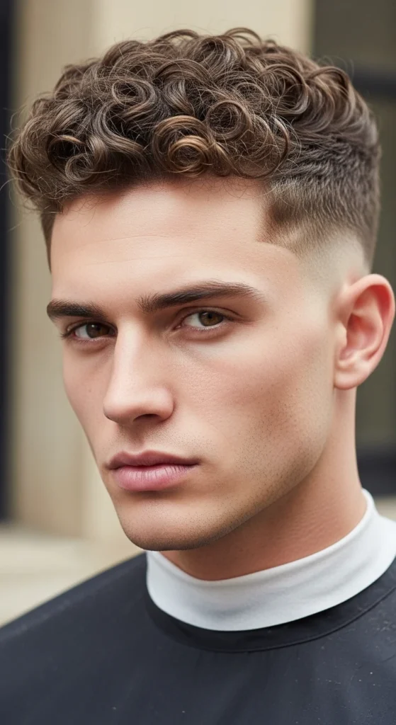 Blowout Taper Curly Hair