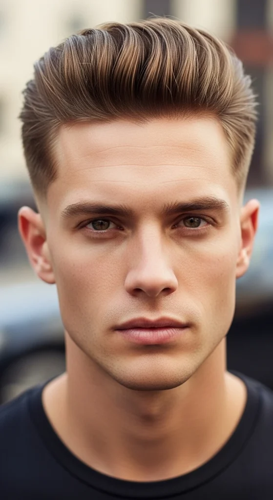 Blowout Taper Straight Hair