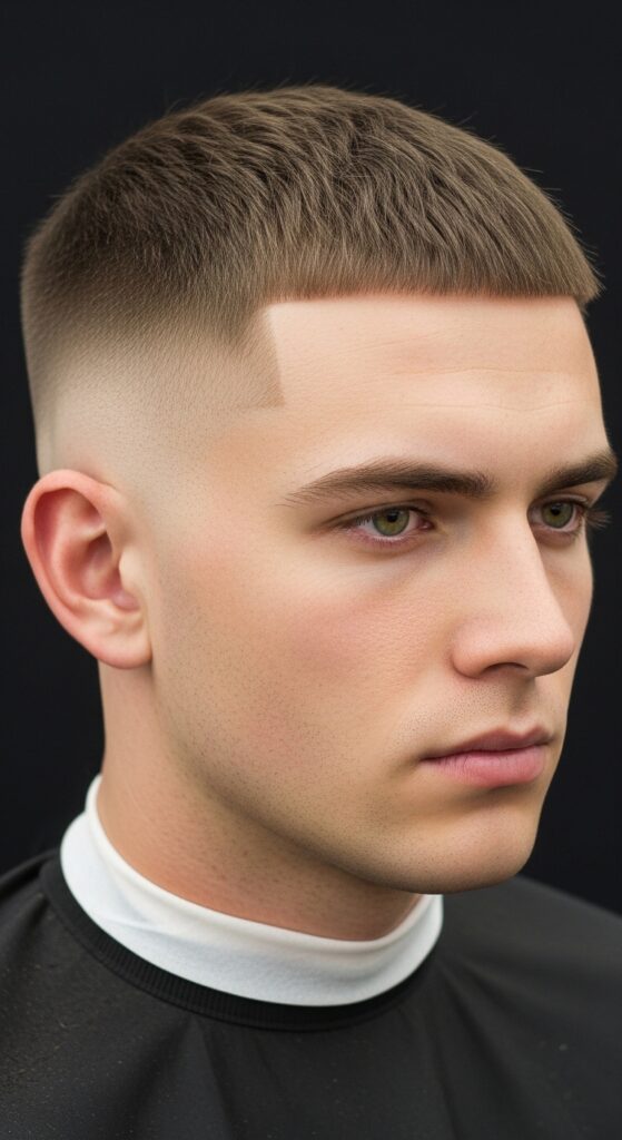 Crew Cut with Seamless Fade