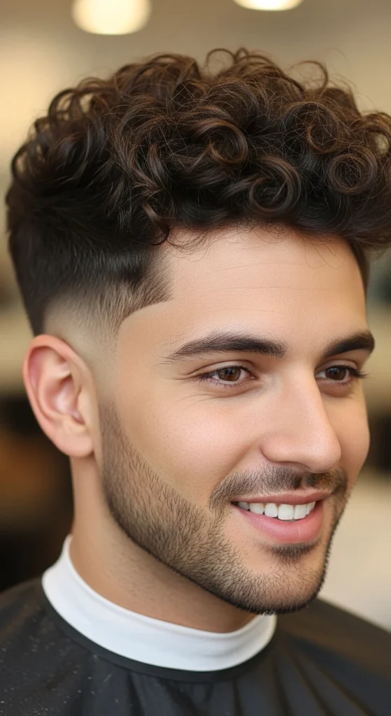 Curly Blowout Mid Taper