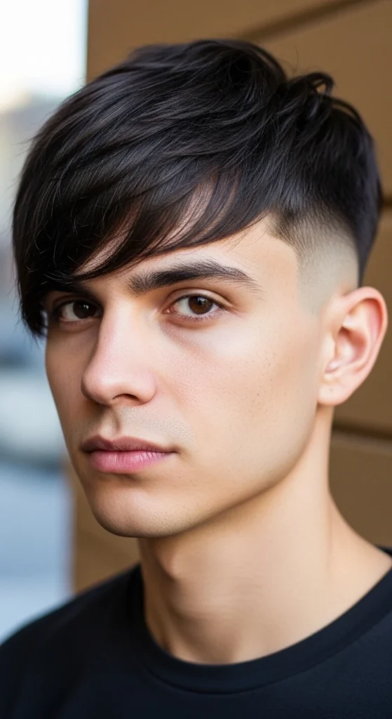 Drop Fade with Bangs