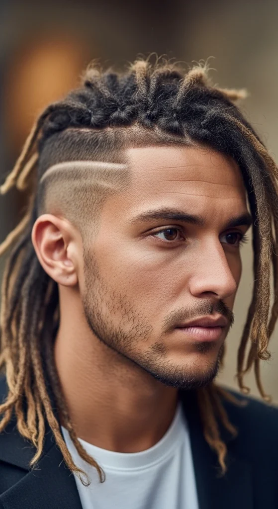 Drop Fade with Dreads