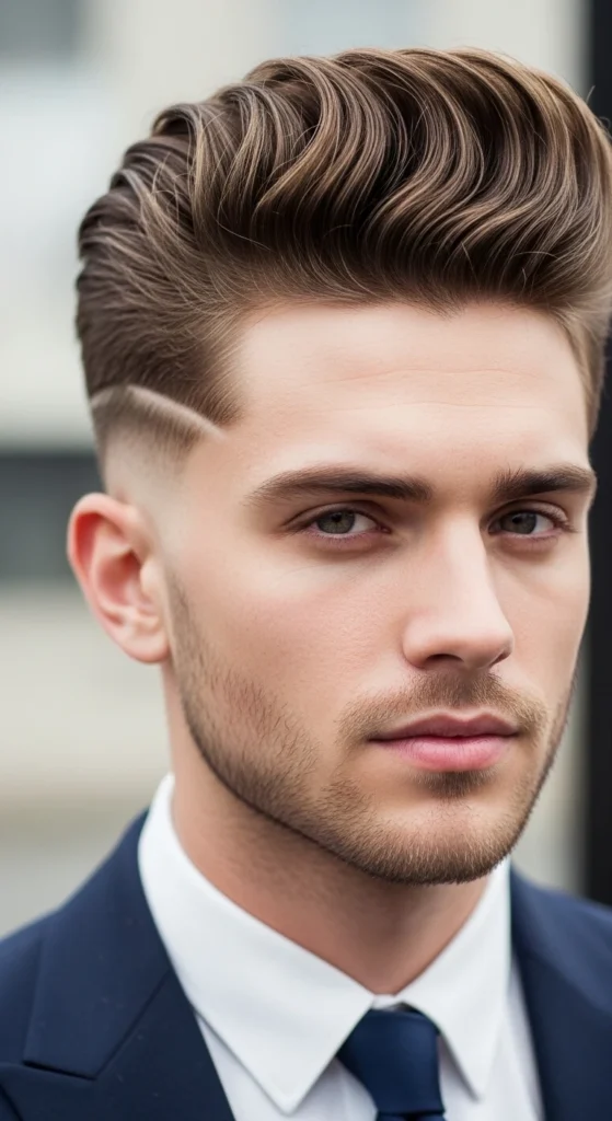 Drop Fade with Messy Textured Top