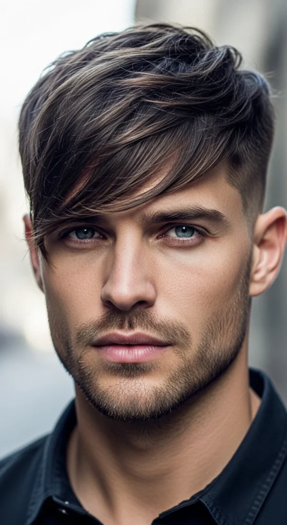 Drop Fade with Textured Fringe.