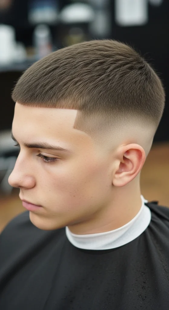 Drop Fade with Textured Fringe