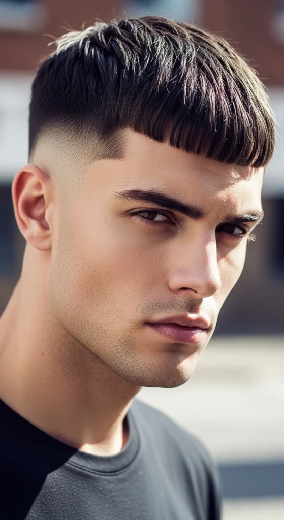 Edgar Cut with Drop Fade