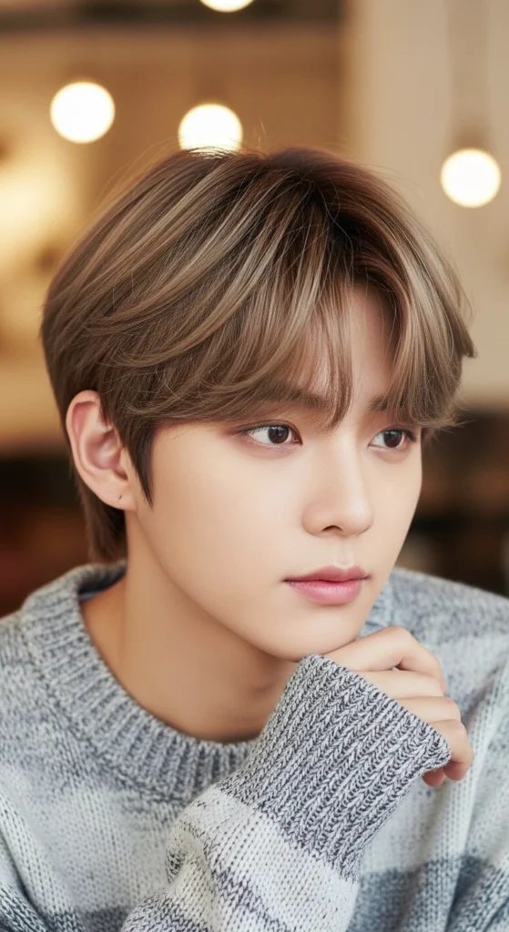 Fluffy Curtain Bangs