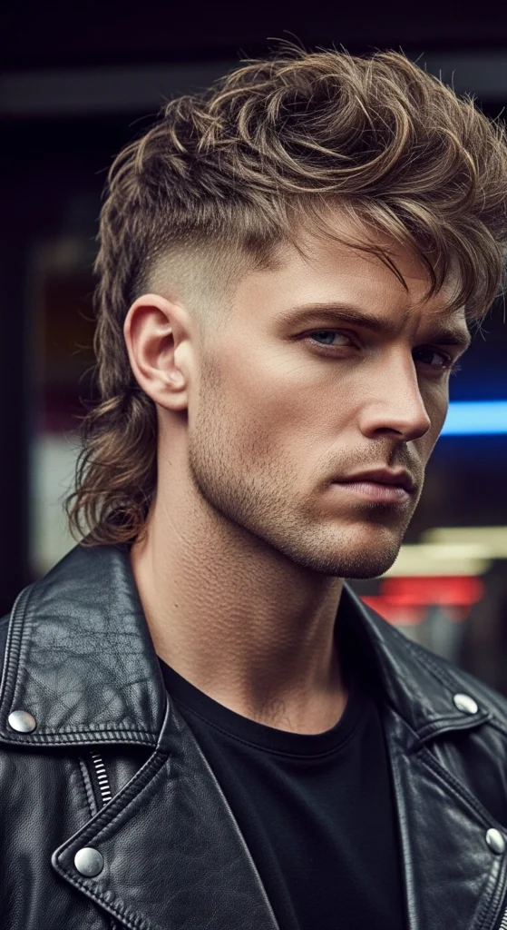 Fluffy Disconnected Mullet