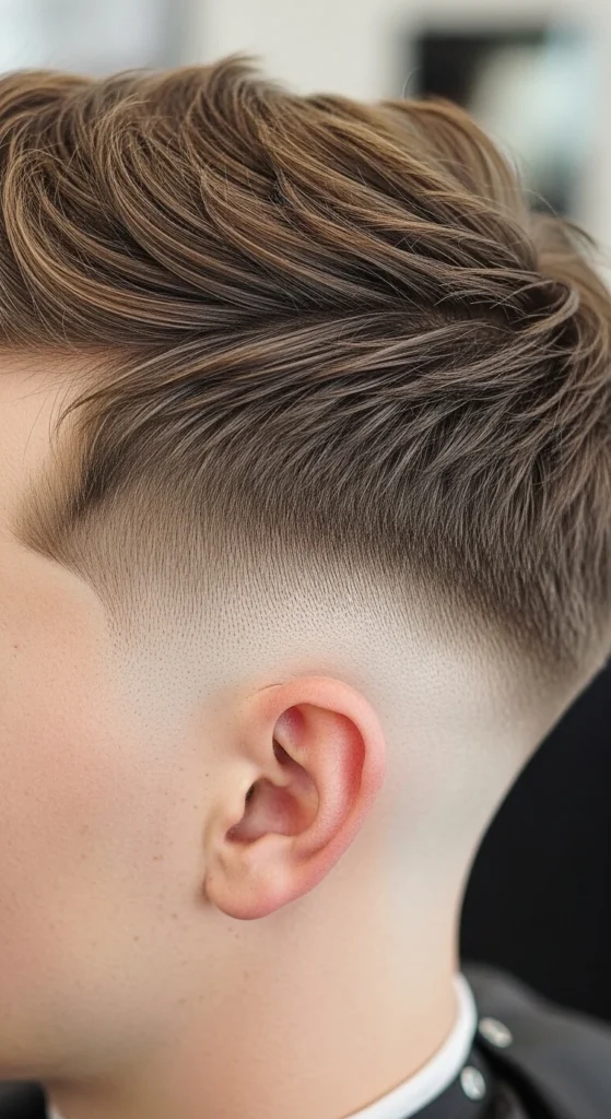 Fluffy Hair Drop Fade