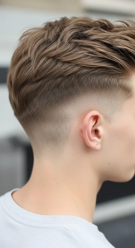 Fluffy Hair Low Fade