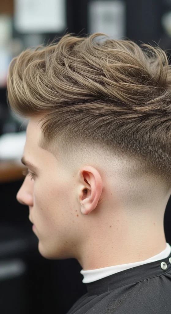 Fluffy Messy Textured Fade