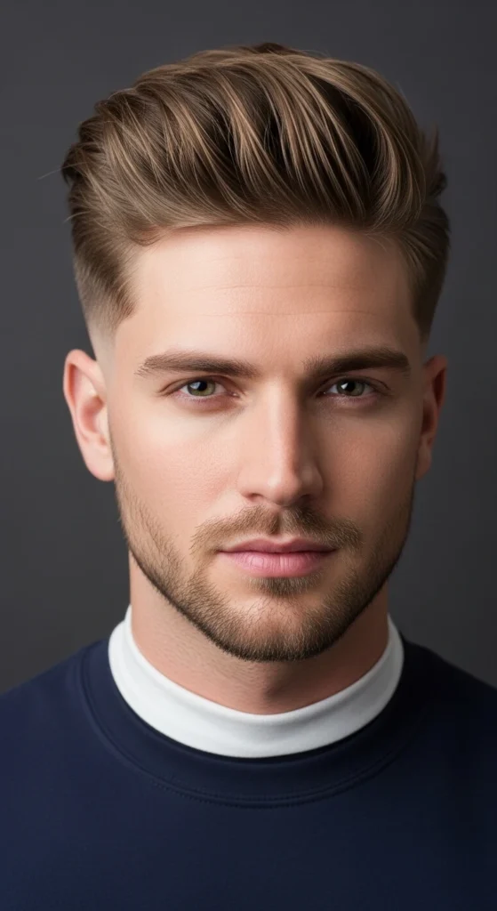 High Blowout Taper Fade