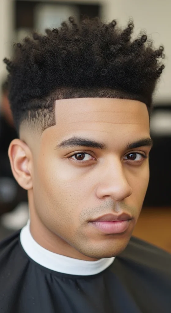 High Taper Fade 4C Hair