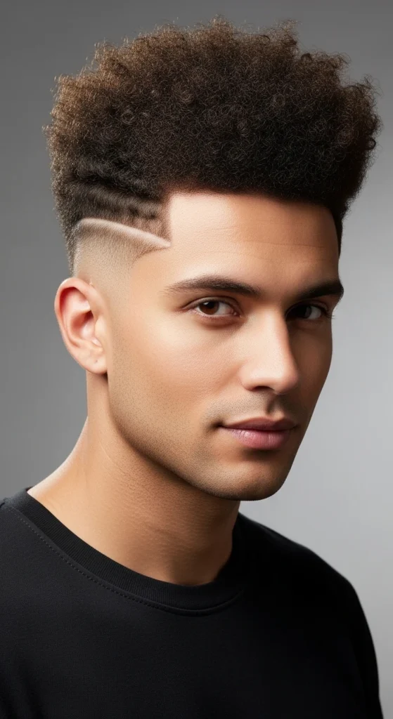 High Taper Fade Afro