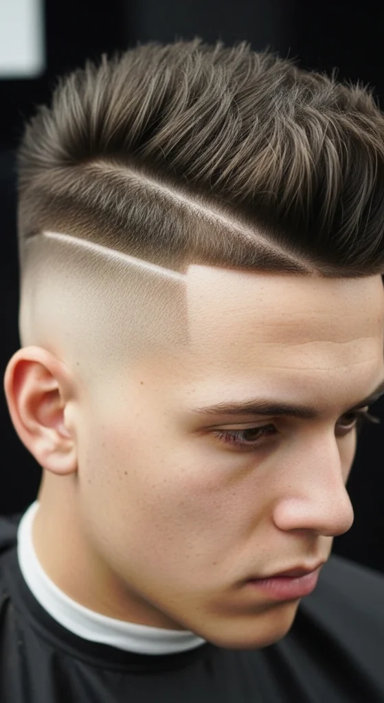 High Taper Fade Faux Hawk